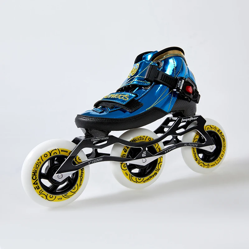 EACHkids Inline Speed Skates 3 Wheels Professional Speed Skating Shoes Speed Skating for Kids Girls Boys