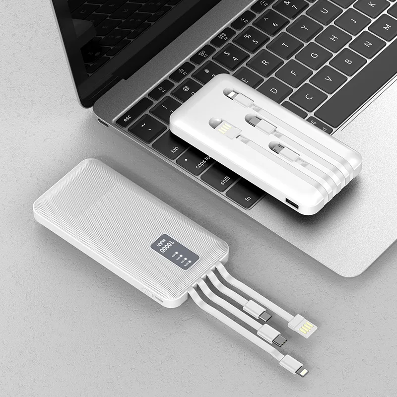 Ce Rohs Fcc Mobile Universal Power Bank Slim Design 10000mah Double Usb