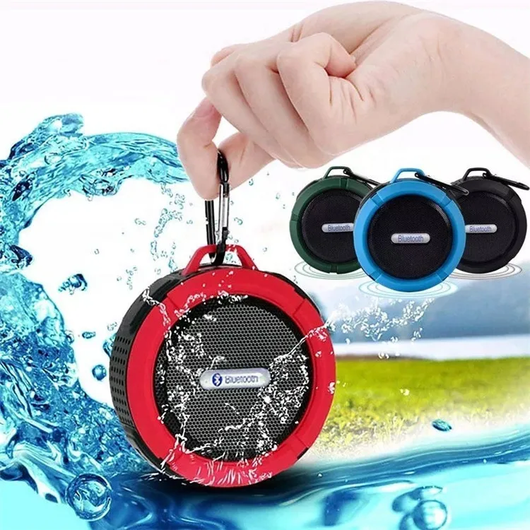 

Waterproof Speaker C6 Mini Portable With Box HD BT 5.0 Sounds Outdoor Speaker Shower Cell Phone Wireless Waterproof Speaker