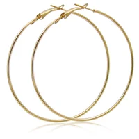 

10cm 100mm 12 cm 120mm 316l Stainless Steel Extra Large Gold Hoop Earrings