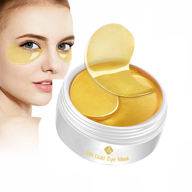 

AH 24k Gold Under Eye Mask Hydrogel Eye Patch Remove Dark Circles Eye Gel Pads FOR Women