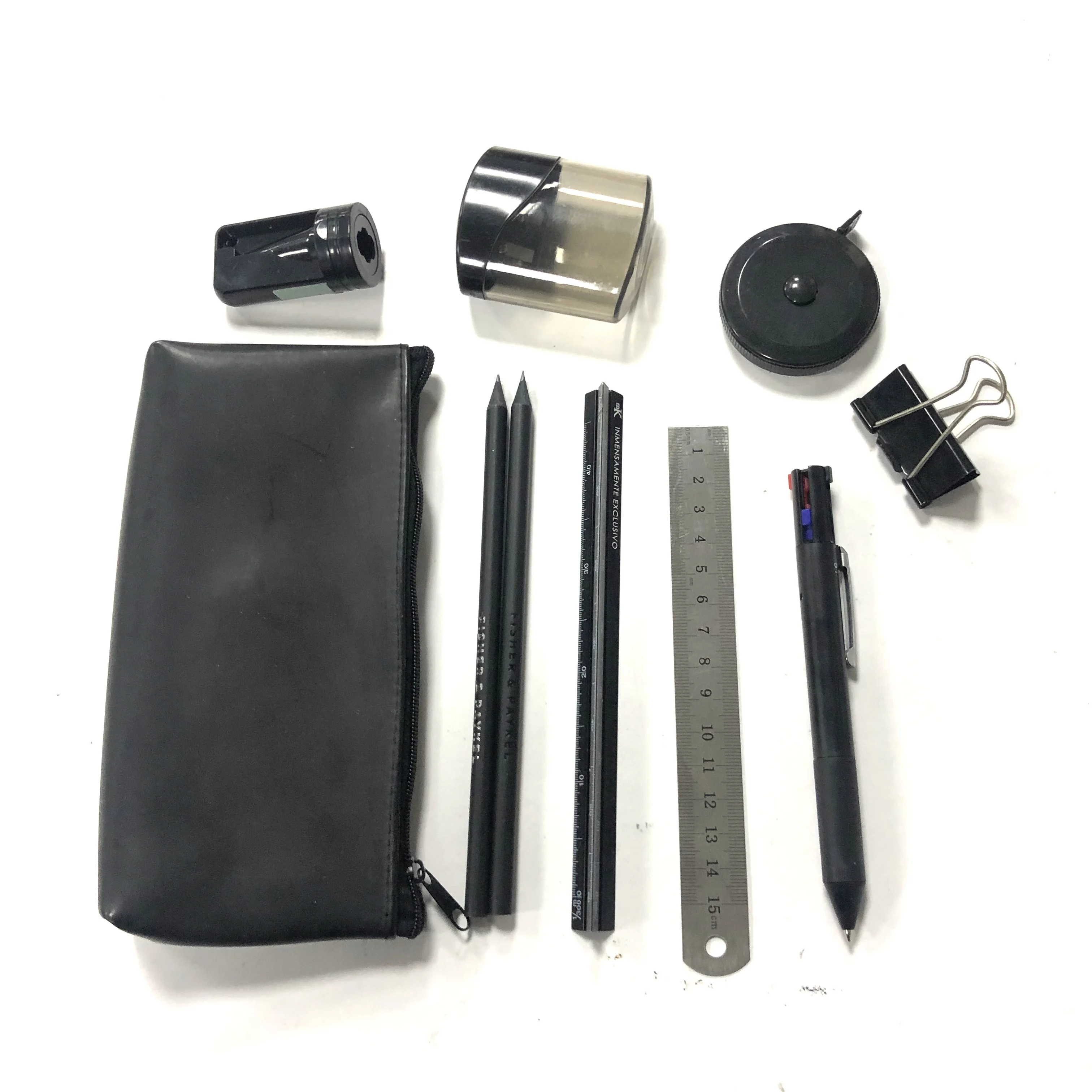 Pvc Bag Stationery Marker Coloring Book Ruler Pencil Case Stamps Set