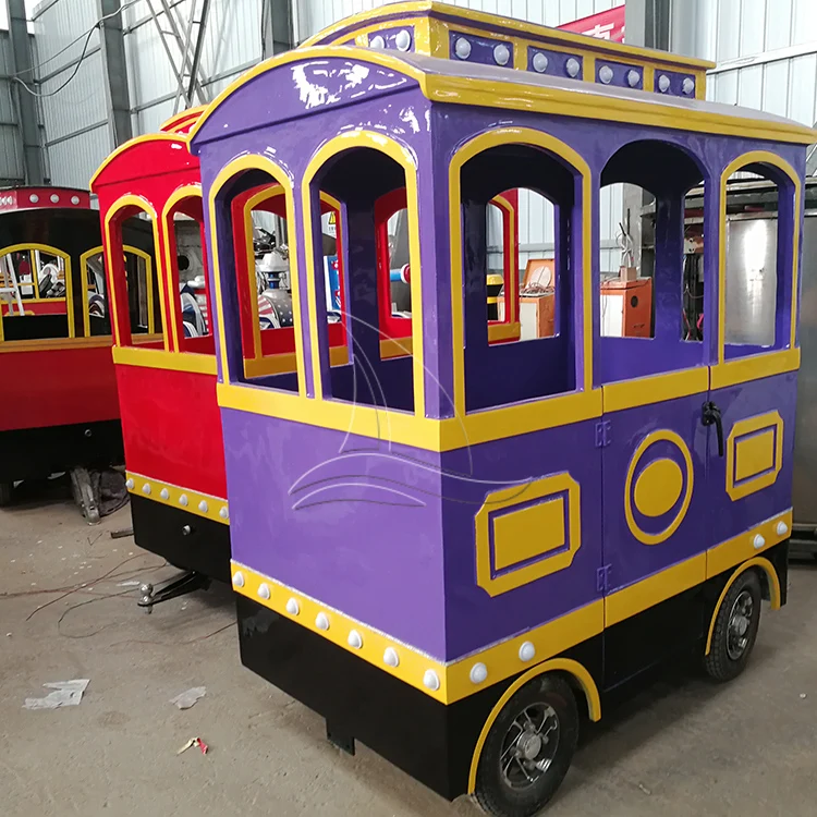 Professional Amusement Tourist Trackless Train Rides Park Electric Train For Sale Buy