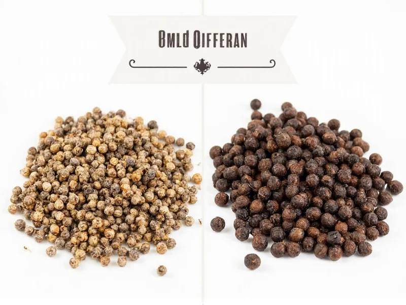 White vs Black Pepper Taste: Key Flavor Differences Explained