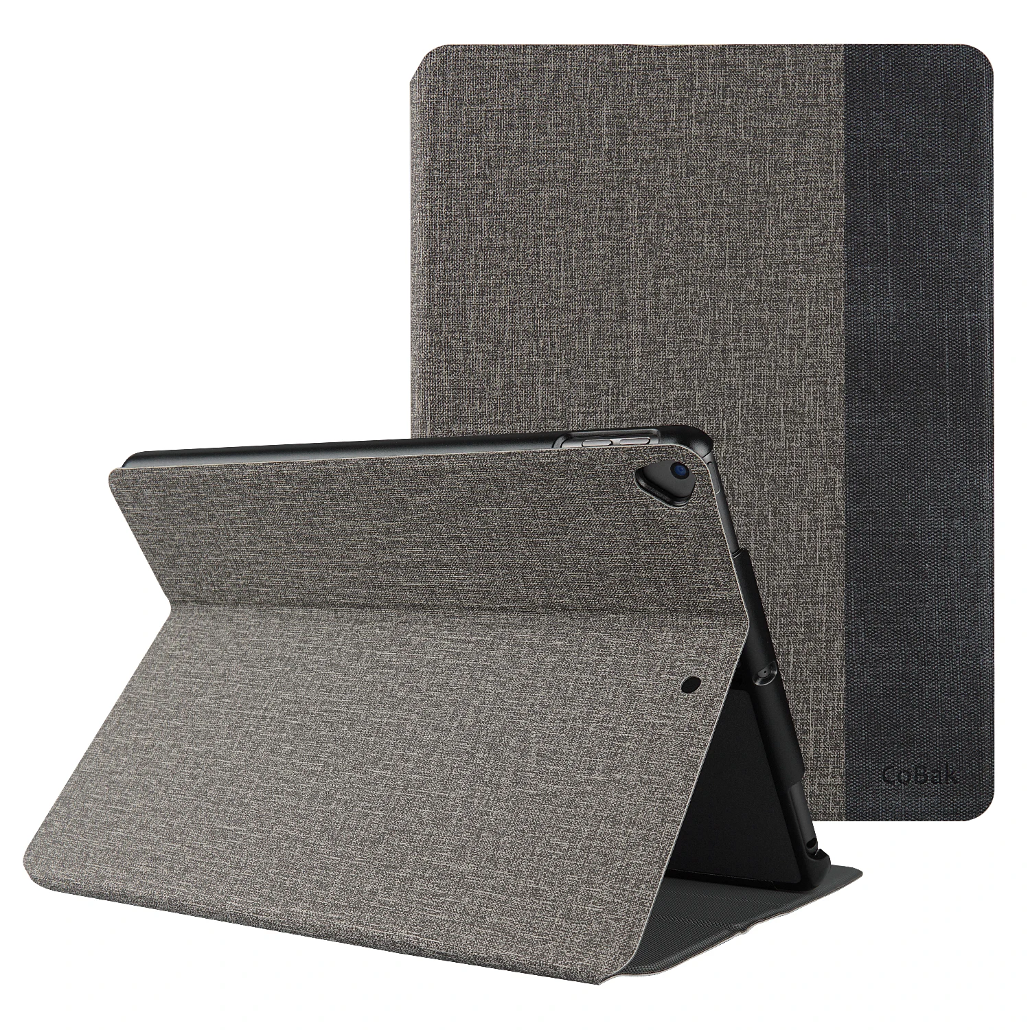 

Tri-fold front cover has flip capability to transform the iPad Pro 12.9" case into a viewing stand and keyboard stand.