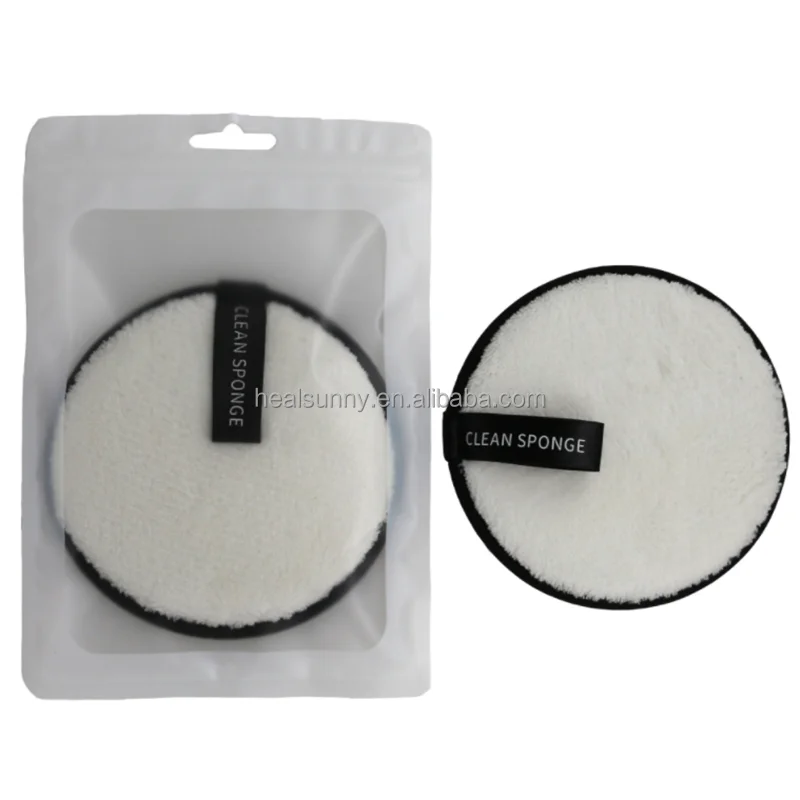 

Customized Round Square Face Organic Microfiber Makeup Remover Pads Washable, Customized color