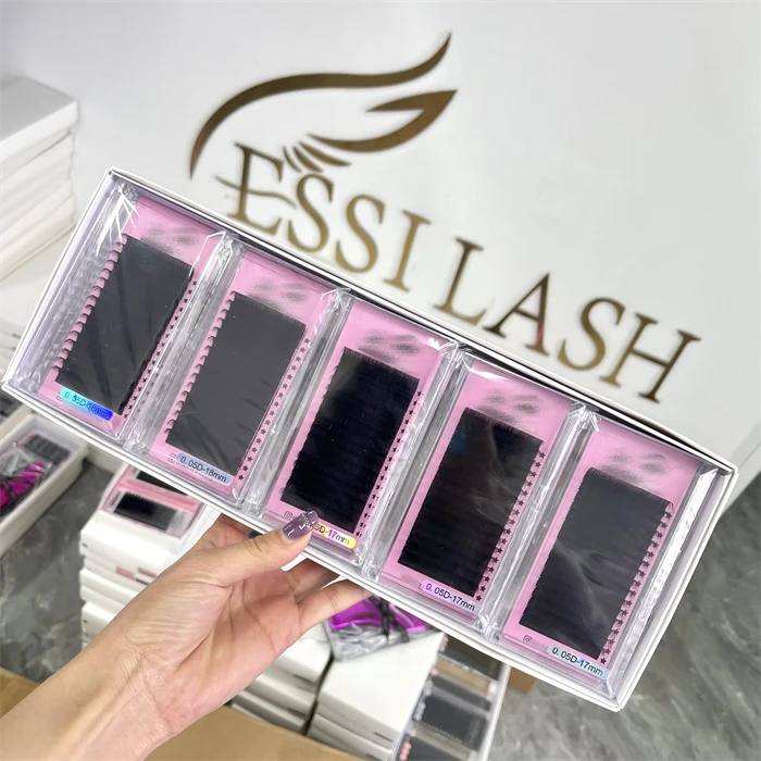 ESSI LASH  Hand Made Faux Mink Eyelash Extensions Wholesale Luxury  Light Weight Lash Extensions Supplier