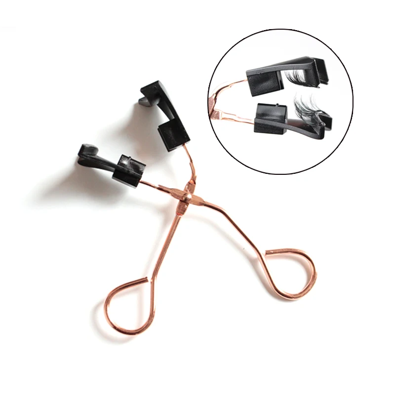 

Excellent Material custom eyelash tools magnetic lash eyelash applicator tweezer set, Natural color
