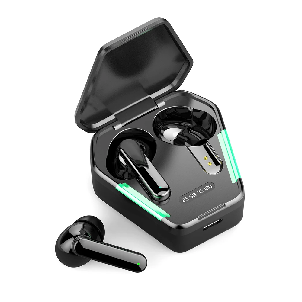 

Hot sell new style mini TWS wireless earbud gamer headset stereo Noise Cancelling BT Sports Waterproof Gaming Headset