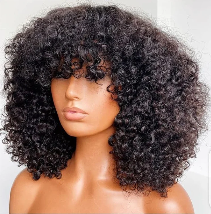 

Virgin Brazilian Human Hair Kinky Curly Lace Front Wigs For Black Women High Quality Human Hair Extension Hair