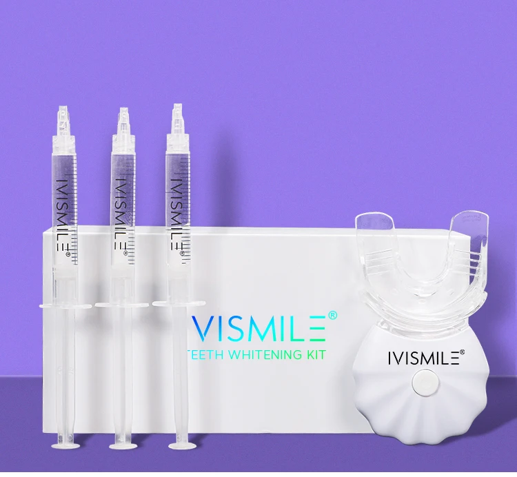 

IVISMILE CE Approved Dental Whitening Teeth Kits Private Logo 10 Mins Treatment At Home Use Custom Box