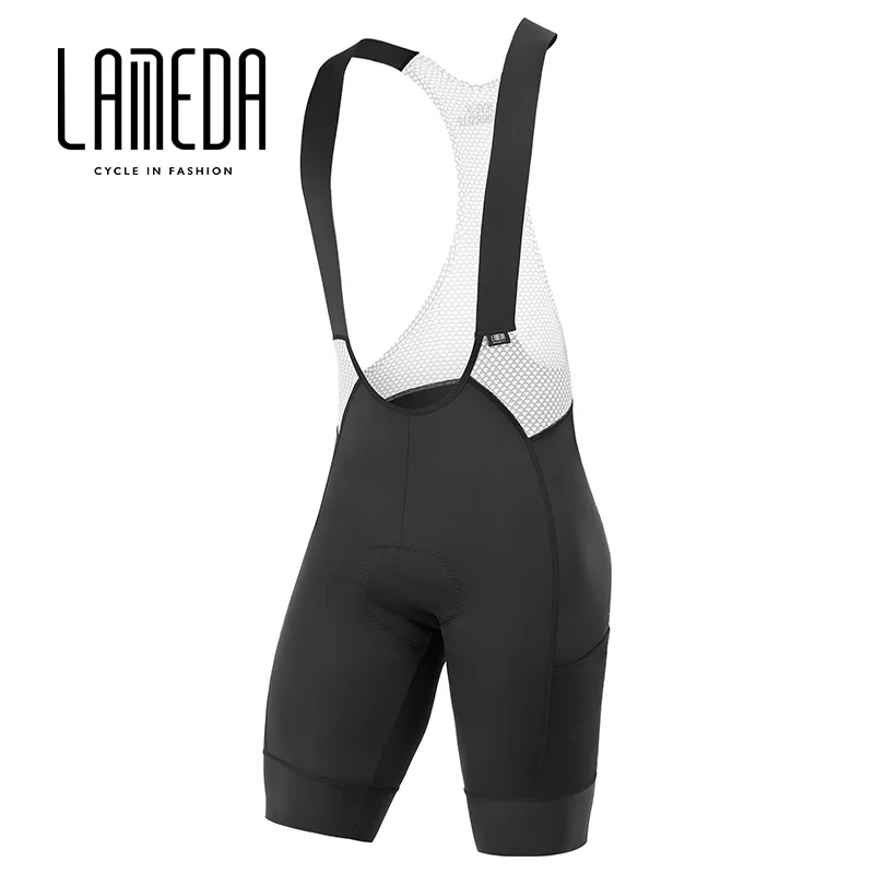 

LAMEDA Free Shipping Directly Ship Black Multi Pockets Cycle Bib Cycling Shorts Wholesale