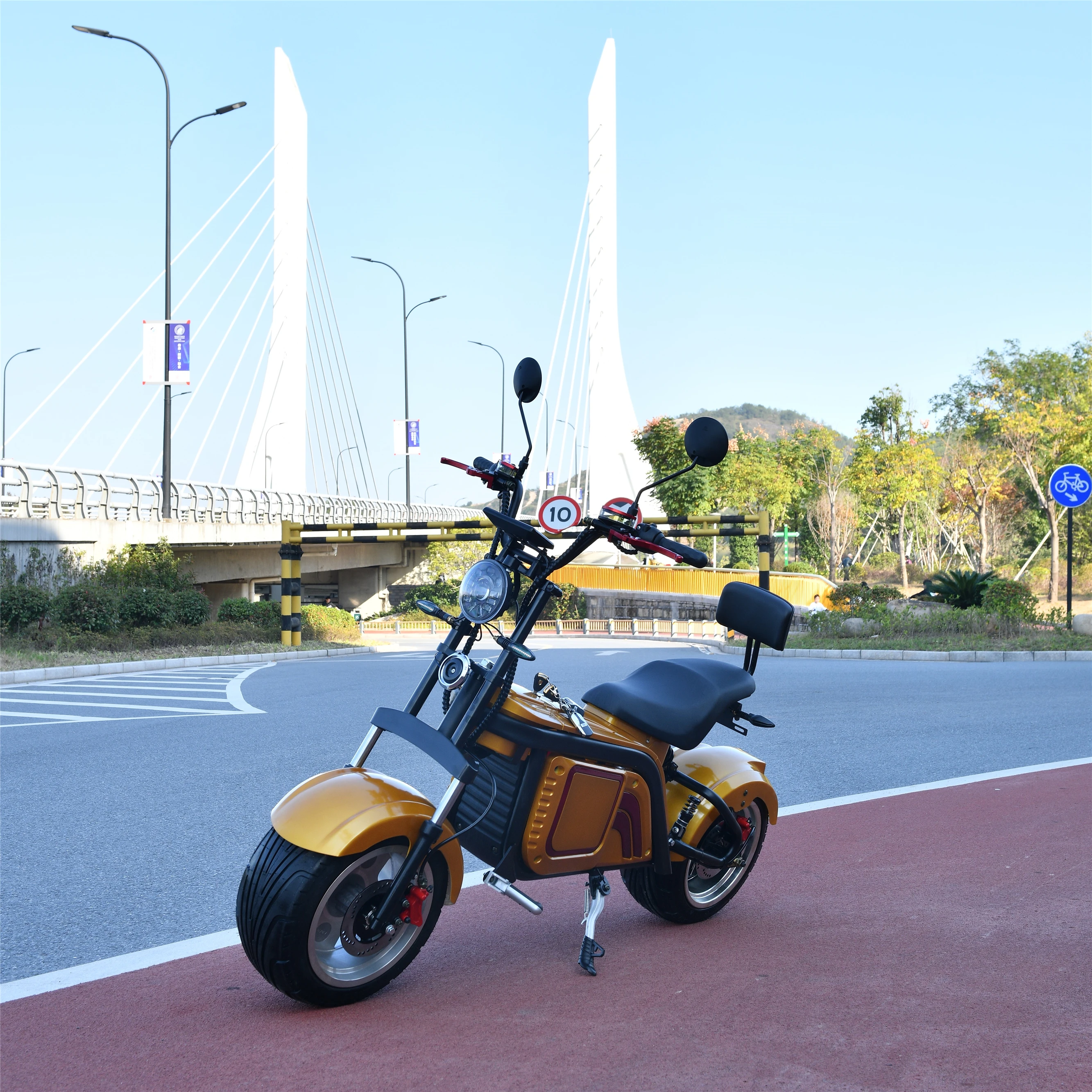 

New Design EEC Electric Scooter Citycoco Fast LED Light COC Certificate EU In Stock Sport