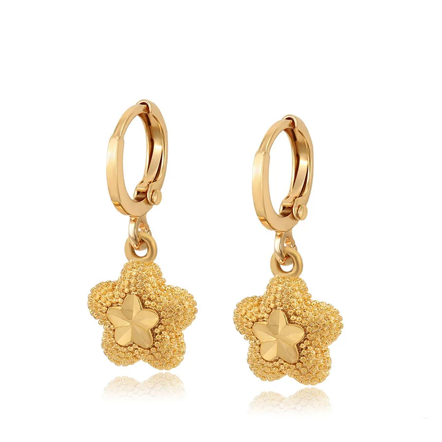 

A00381241 xuping jewelry New exquisite, elegant and simple petal design 24K gold-plated Women's earrings