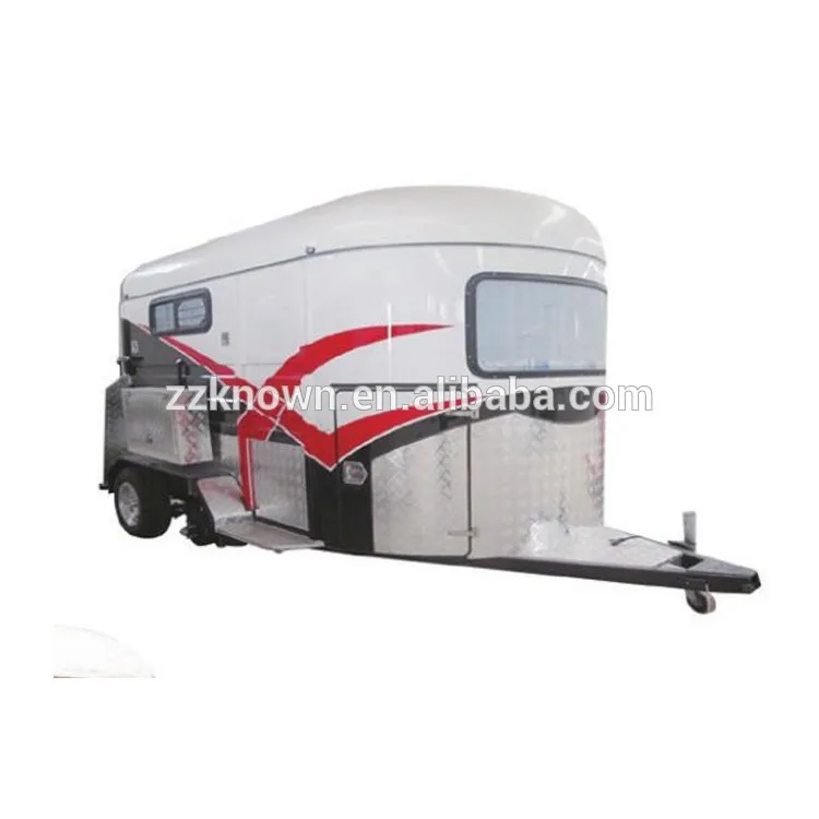 

2 Horse straight load horse trailer floats standard model with European standard with Horse head window