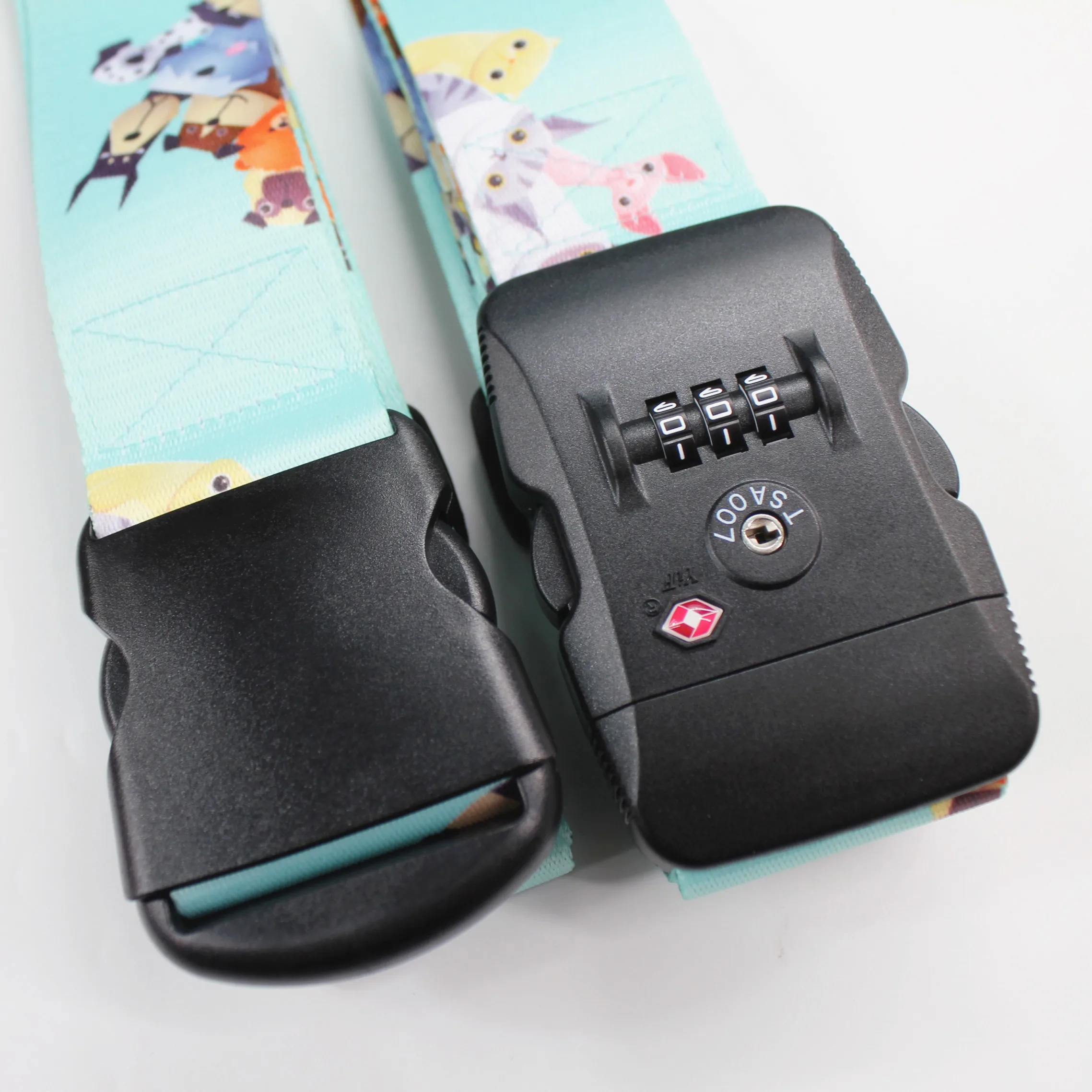 Easetrip Colorful Elastic Adjustable Suitcase Strap Tsa Belts Luggage