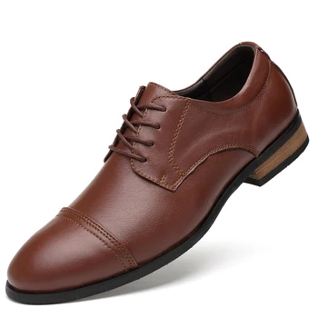 Spanish Business Brown Genuine Leather Shoes For Men - Buy Leather ...