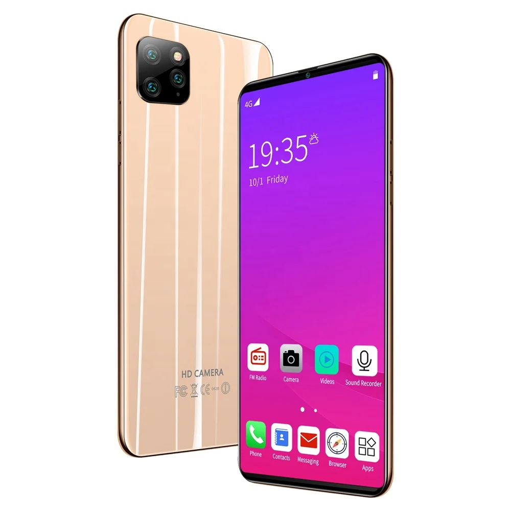 i11 Pro 6.1 inch Full Screen Dual Cards Face ID 3200 mAh Smart Mobile Phones