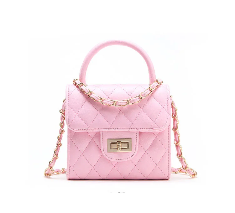 2020 Cute Pink Flap Cross Body Bag For Kids Handbag For Girls Lovely ...