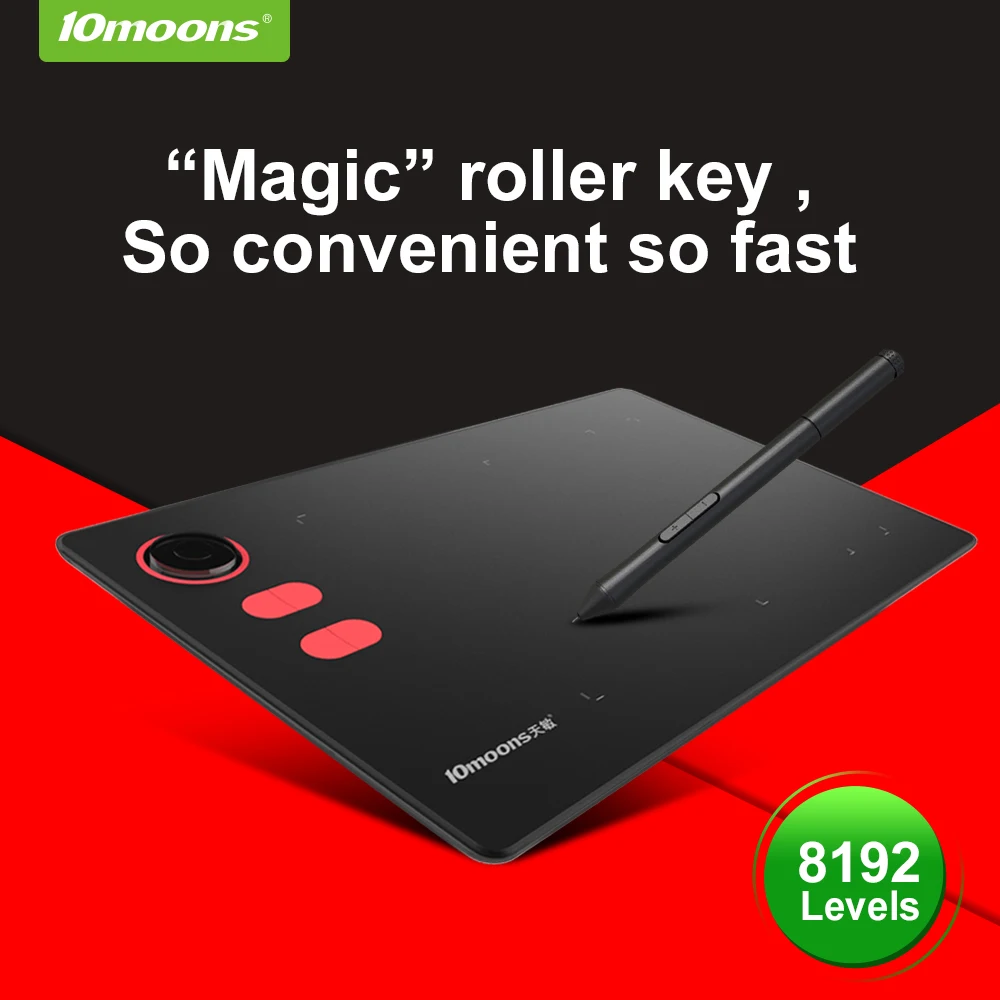 
best 8192 levels G20 Graphic Tablet with Roller key 