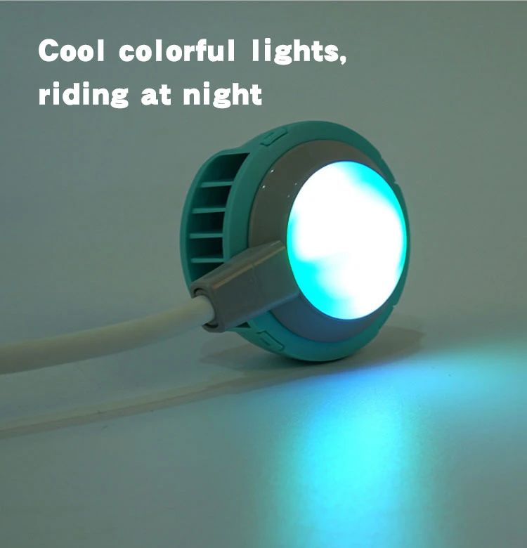 
2020 Most Popular Outdoor Sport Bladeless Led Small Mini Hanging Neck Fan 