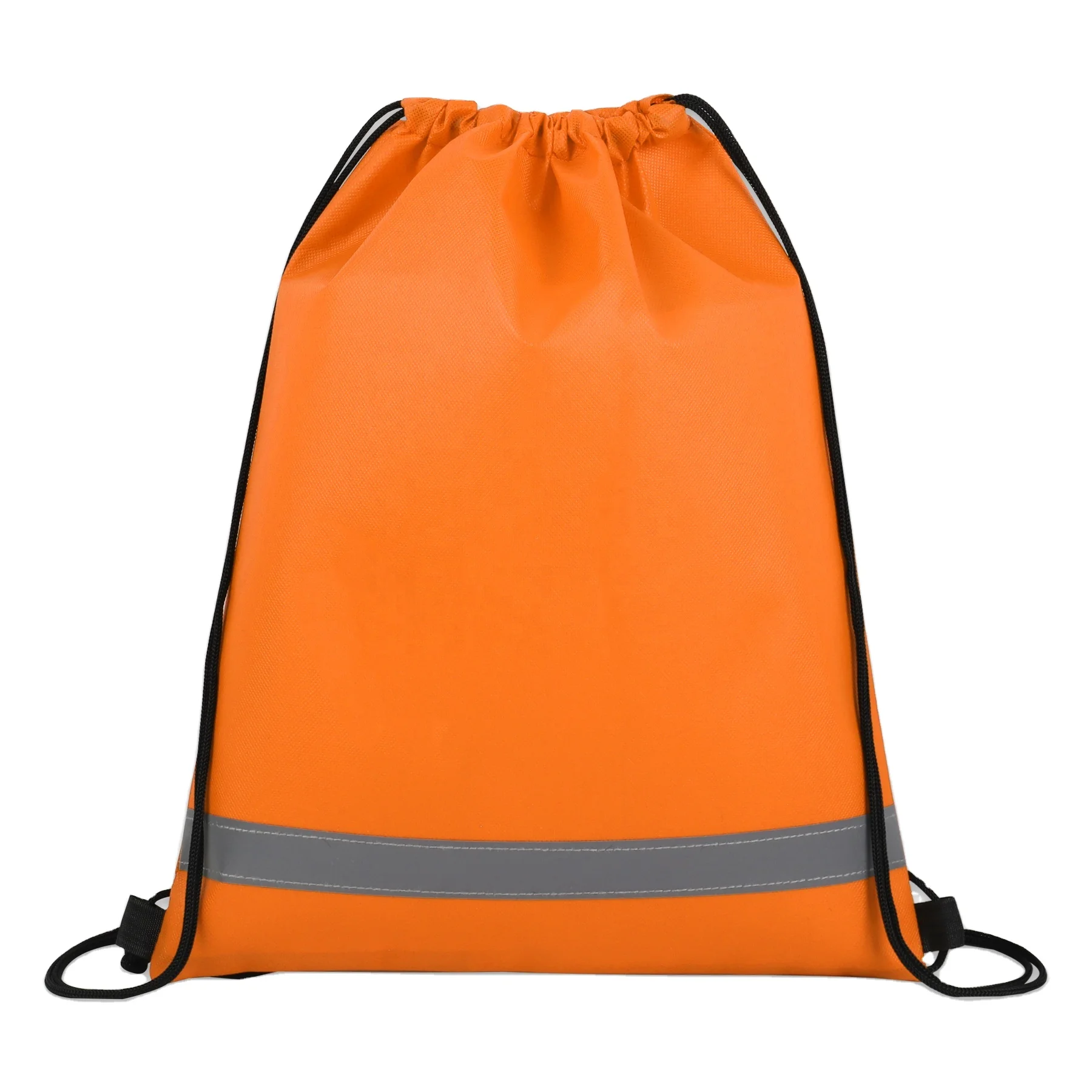 

Japanese Style Drawstring Bag Reflective Fabric Drawstring Bags
