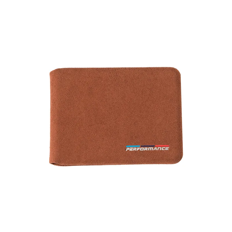 

Full grain leather alcantara driver license holder bi-fold genuine leather driver license safe, Black,brown,red,grey