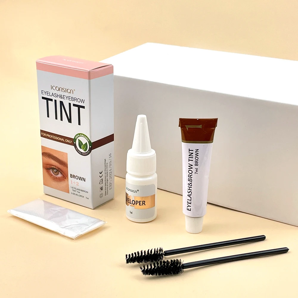 

Private Label Professional Wholesale Tinted Brow Gel Brow Tint Gel Kit Eyebrow Dye Kit