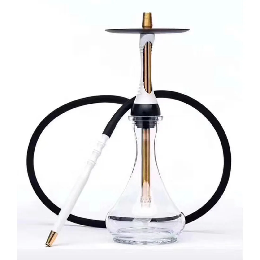 

T073 Lvhe New Arrival Hot Pre Selling Factory Direct Stainless Steel Hookah Shisha Alpha Model S, Mix colors