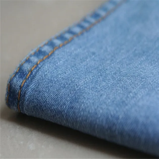 what is denim fabric made of