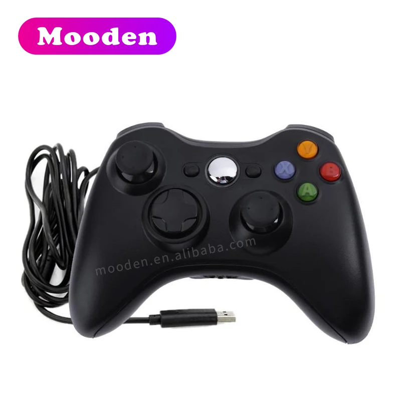 

M1 Wired Gamepad joystick Game Controller For xbox 360 Console, Back,white,red,blue