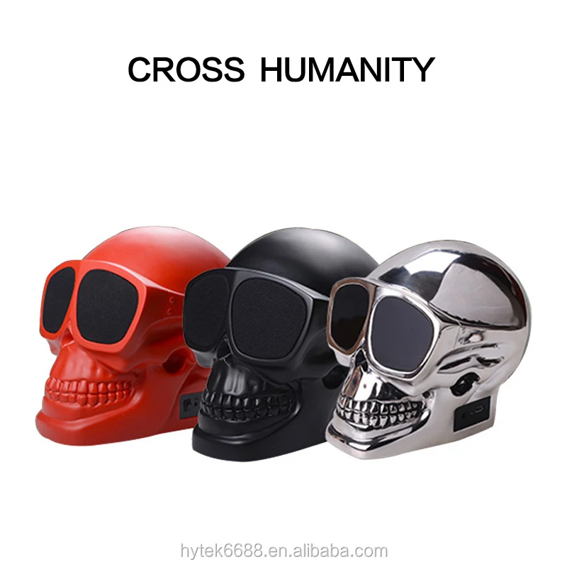 cross humanity skull speaker