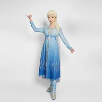 

Frozen 2 Princess Elsa Ice Queen frozen elsa Adult Women cosplay elsa frozen dress Costume Set (Dress Set)