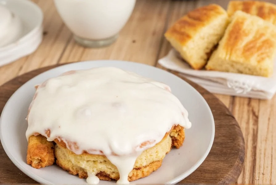 Simple Cinnamon Roll Icing: 3-Ingredient Recipe (5 Minutes)