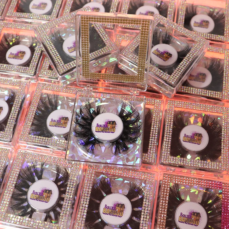 

Handmade Synthetic False Private Label Eyelashes Custom Eyelash Packaging Box, Silk Lashes 3D Faux Mink Eyelash, Natural black