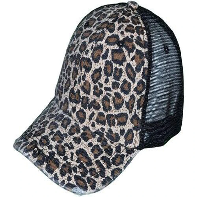 

Wholesale Vintage Unstructured Leopard Baseball Hat, Picture