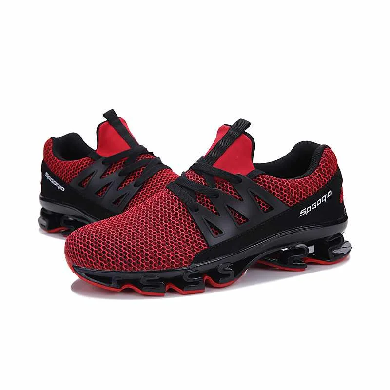 

Hot sale models large size summer sports mesh breathable sports running shoes, Black,gray,red