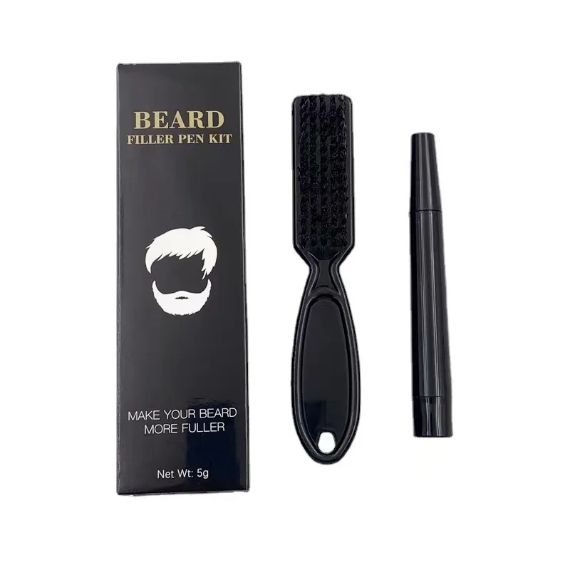 

2021 Amazon Hot Selling Beard Pen Pencil Filler Beard Filler Pencil, Black / dark brown