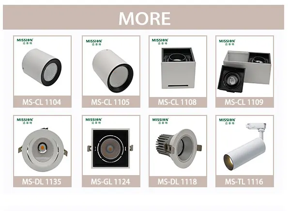 2020 New Design Square Led Surface Mounted Downlight