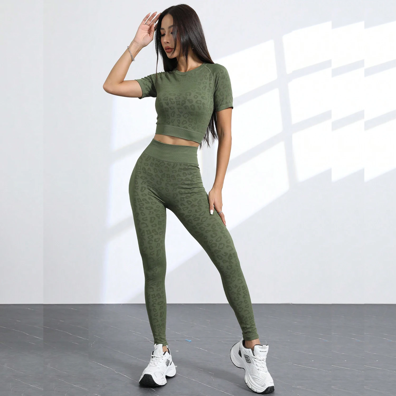 Eco Friendly Sports Bra Leggings Set