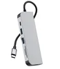 Aluminium Slim HDMl USB c hub and TF/SD Card reader usb 3.1 hub for Mini Notebook