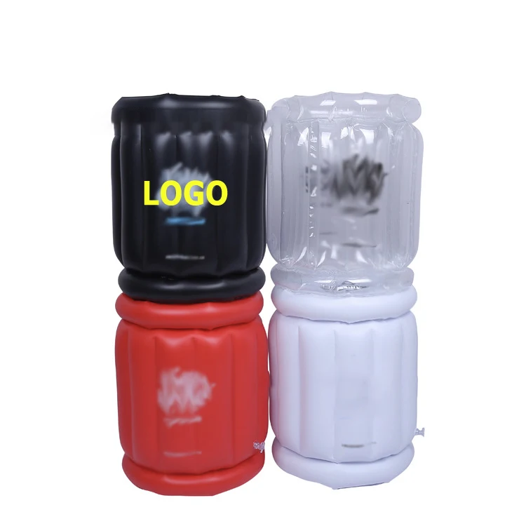 

SQ185 Custom Air Inflatable Ice Bucket Outdoor Beer Drinks Ice Storage Container PVC Round Inflatable Ice Cooler Bucket, As pic