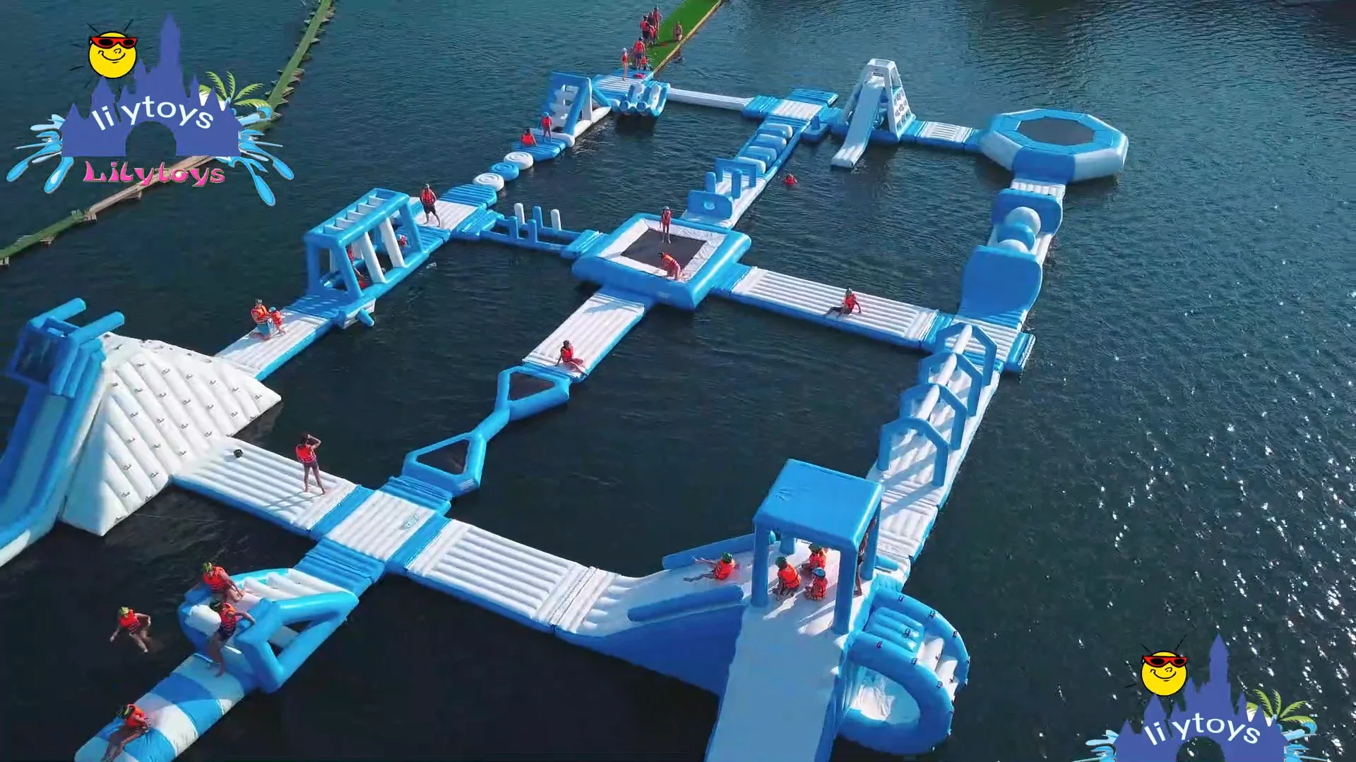 Floating Inflatable Water Park/ Water Sports Game Amusement On Park