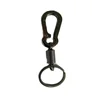 Wholesale Simple Fashion plain Metal spring Carabiner Key Chain for Promotional