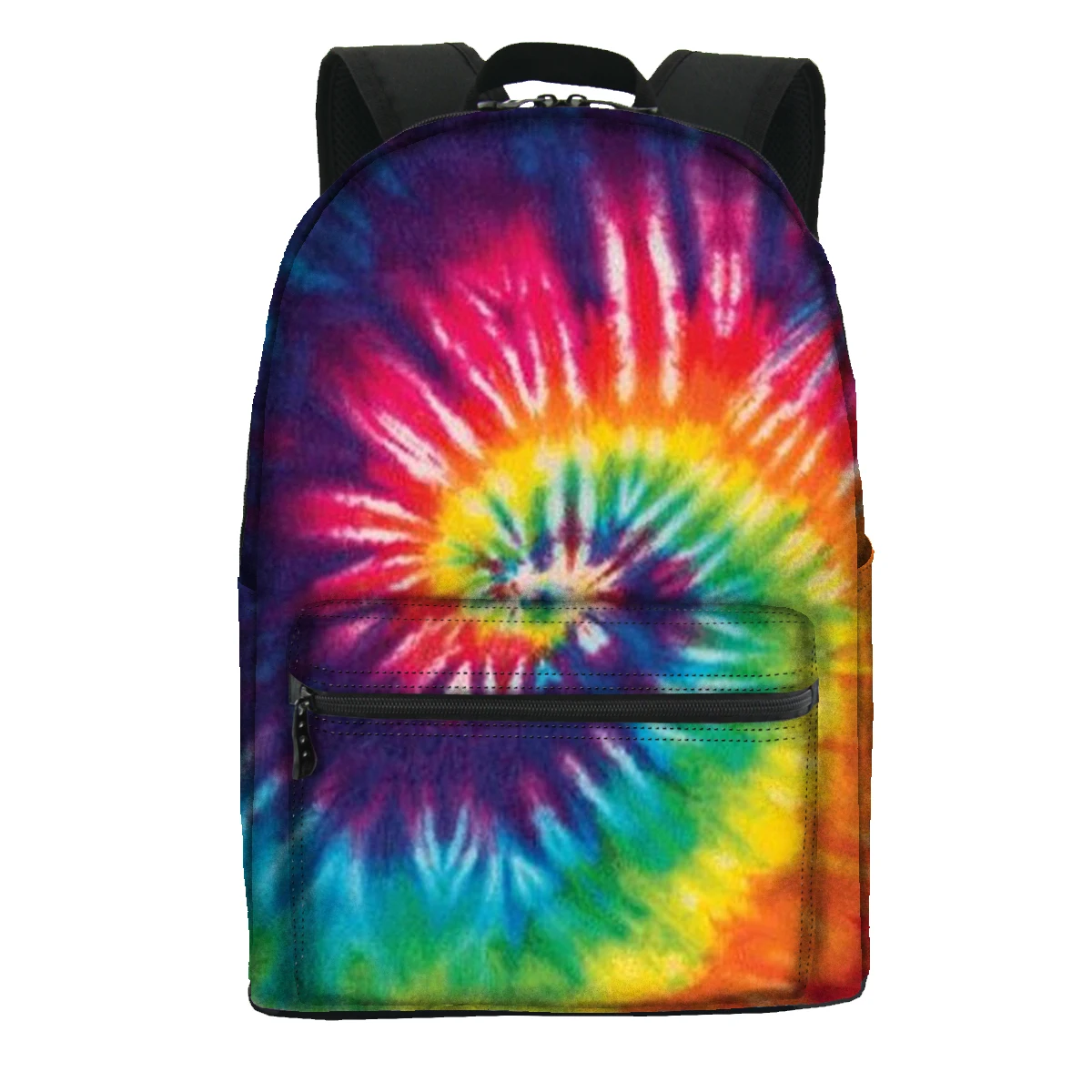 

Rainbow Tie Dye Backpacks for Girls College School Backpack Waterproof Durable Polyester Designer backpack Do Custom logo bag, Customized color