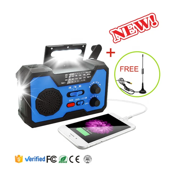 

Pocket tuning stereo Fm Am WB multi band built-in battery hand-cranked rechargeable portable fm radio, Customized