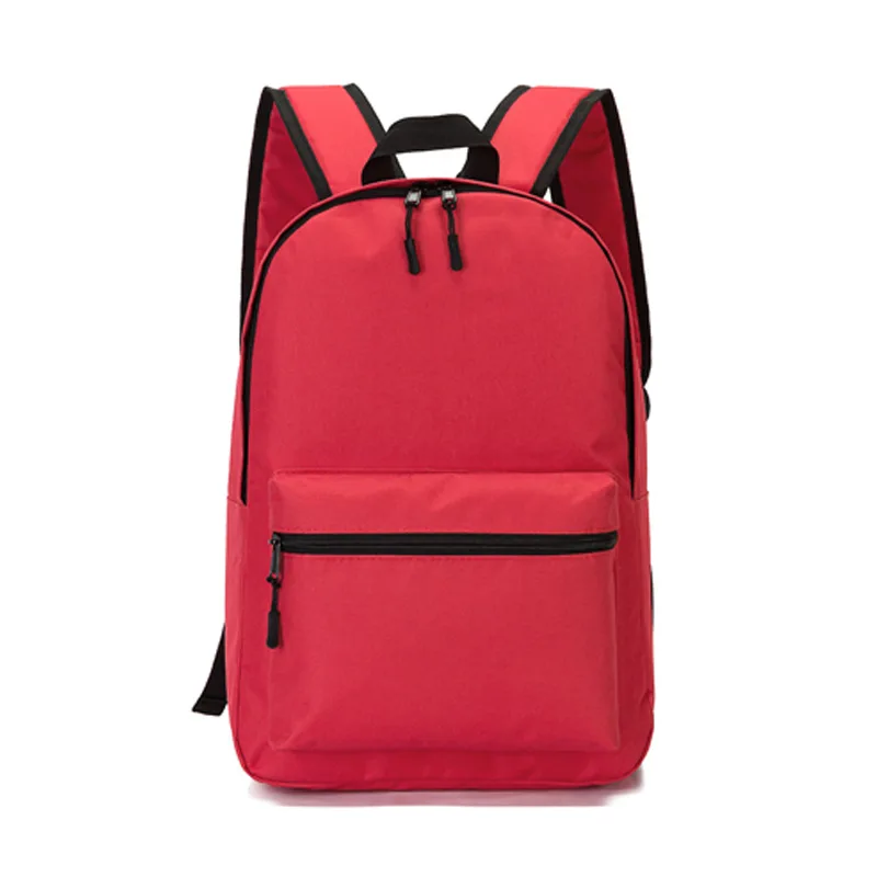 

Kids Student Simple Oxford Cloth Backpack Solid Color Matte Children School bag