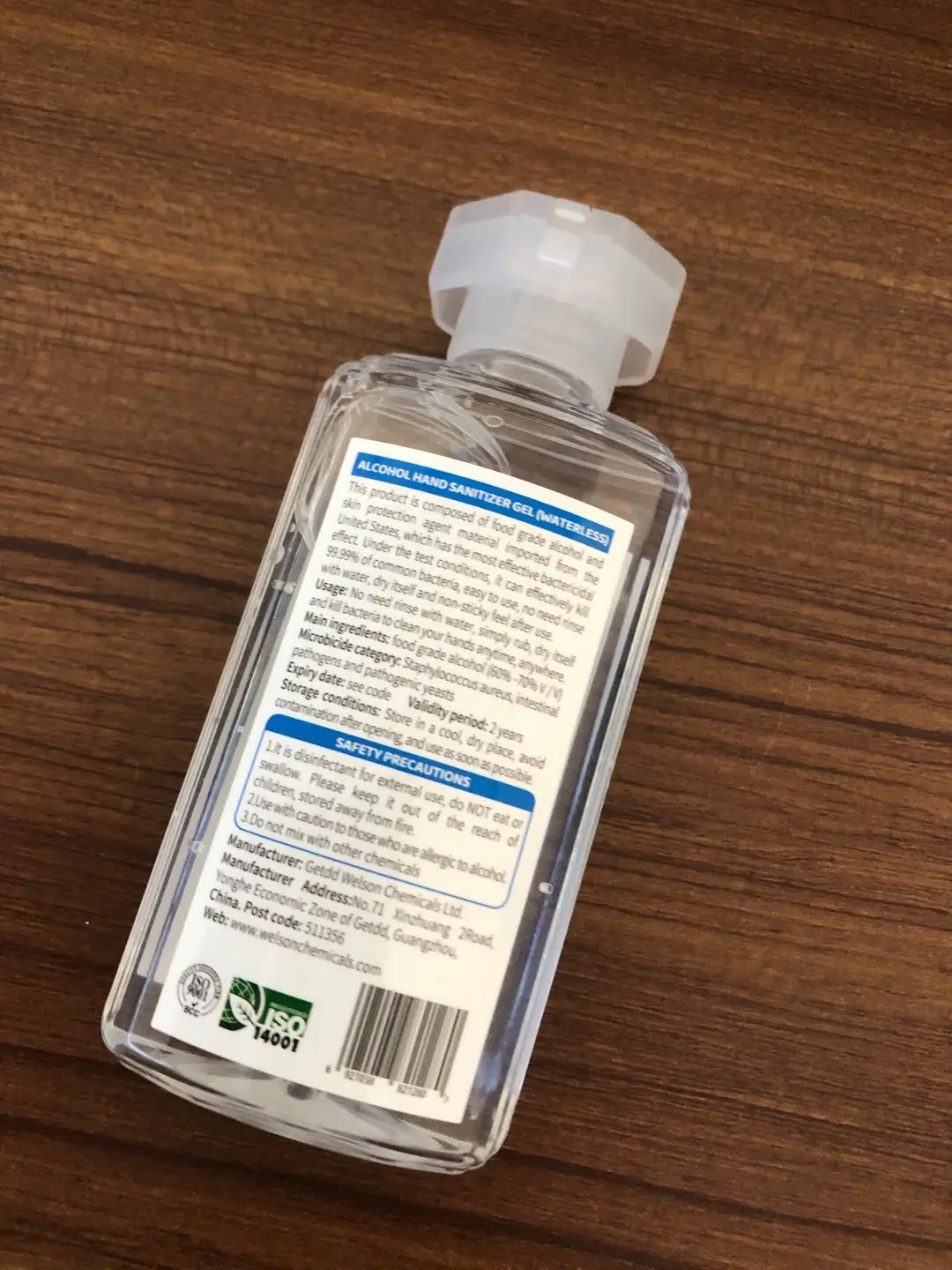 in stock custom logo private label waterless hand sanitizer gel