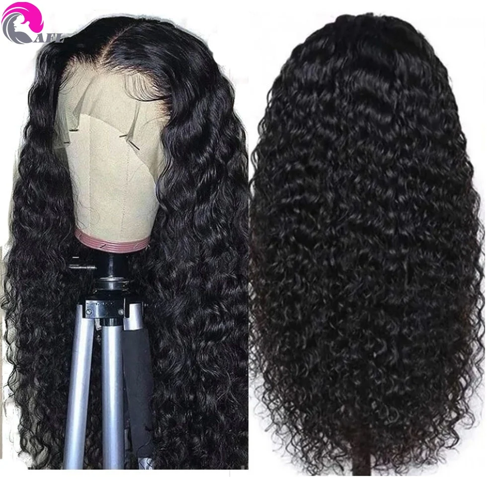 

Wholesale 40 inch Raw Indian Virgin Hair Vendors Kinky Curly 13x4 13x6 Human Hair hd Lace Front Wigs For Black Women