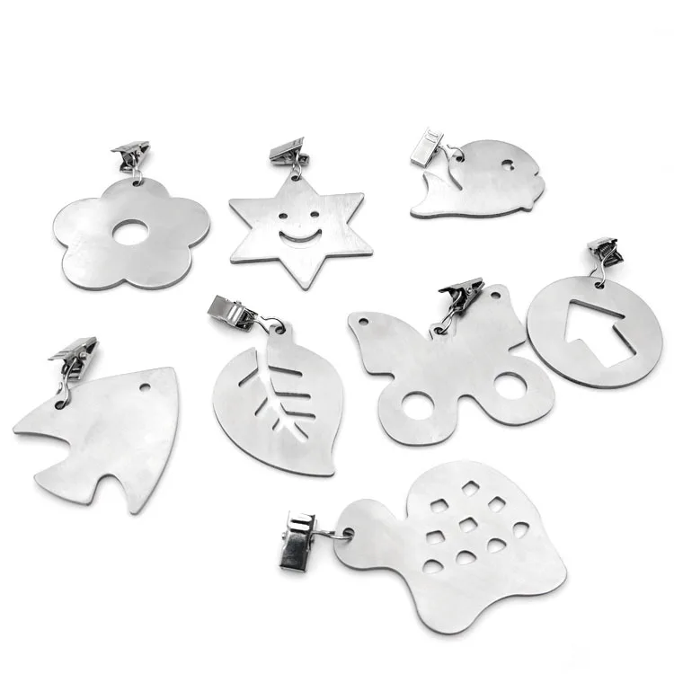 

Creative 8 Styles Stainless Steel Tablecloth Weights Metal Clips for Home Party And Outdoors